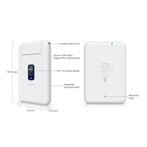 UBiQUiTi Wireless Mobile Router 2x1000Mbps, WiFi 5 - UTR