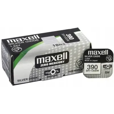 MAXELL Gombelem, ezüst-oxid, SR1130W, EU MF (389) B