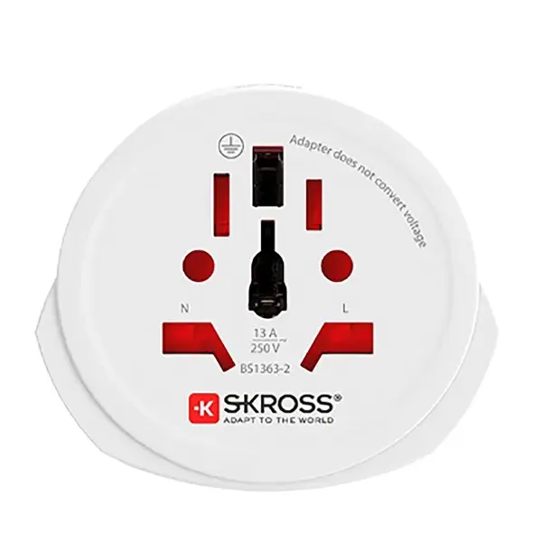 Skross SKR1500211EC utazó adapter, Világról - Európába, 2 és 3 pólusú eszközökhöz, több mint 220 úti célból – 2. kép