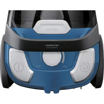 ELECTROLUX ECGC21-2CB CompactGo Cyclonic porzsák nélküli porszívó, 77 dB, Kék – 2. kép