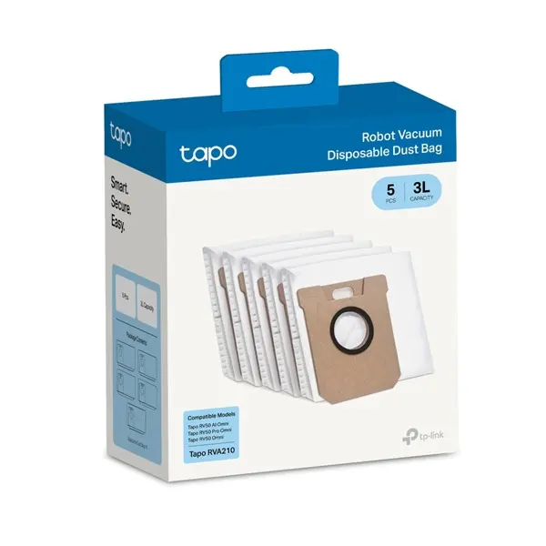 TP-LINK Robot Porszívó Porzsák csomag (RV50, RV50 PRO), TAPO RVA210 – 2. kép