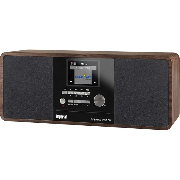 Imperial multifunkciós HIFI, rádió DAB+ / FM / Internet / Bluetooth, CD-lejátszó, USB lejátszó, fahatású kivitelben – 2. kép