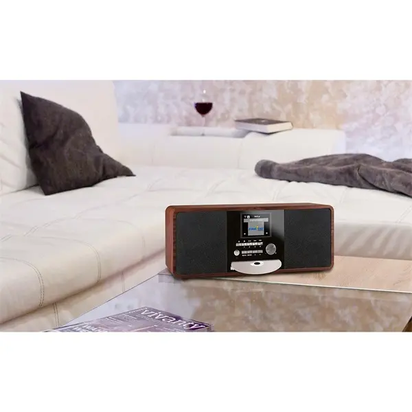 Imperial multifunkciós HIFI, rádió DAB+ / FM / Internet / Bluetooth, CD-lejátszó, USB lejátszó, fahatású kivitelben – 8. kép