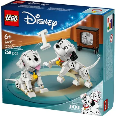 LEGO® | Disney 101 kiskutya: Kuksi és Pelyhes dalmatakölykök, építőjáték 43271 – 2. kép