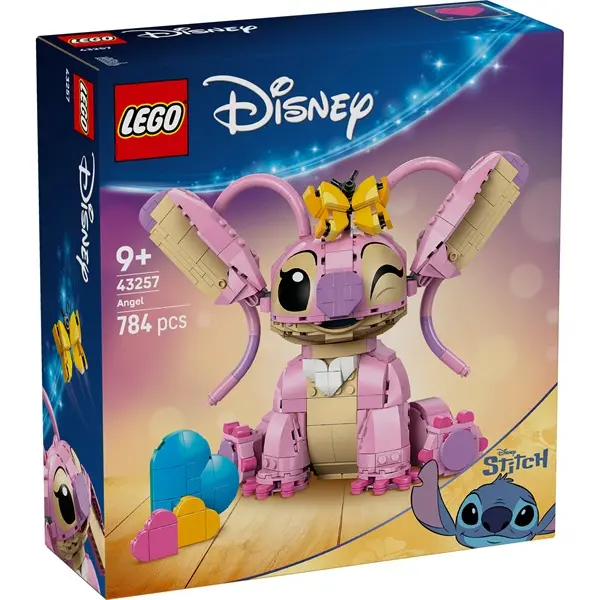 LEGO® | Disney Angyal, Lilo és Stitch építőjáték gyerekeknek, lányoknak és fiúknak 43257