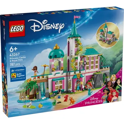 LEGO® | Disney hercegnő Hercegnőkastély és a hercegnők állatkái, játék építőkészlet 43267