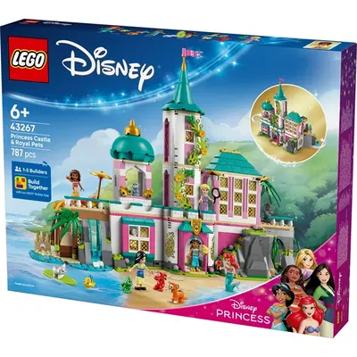 LEGO® | Disney hercegnő Hercegnőkastély és a hercegnők állatkái, játék építőkészlet 43267 – 2. kép