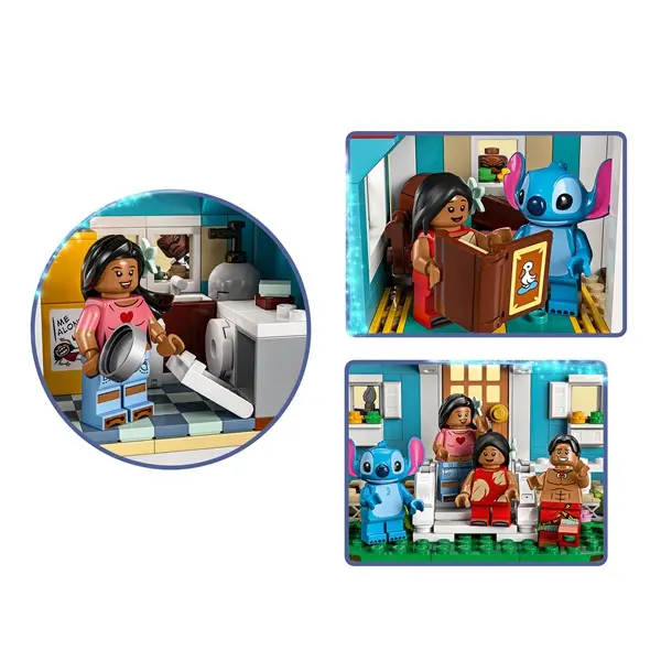 LEGO® | Disney Lilo és Stitch tengerparti háza, építőkészlet játék 43268 – 5. kép