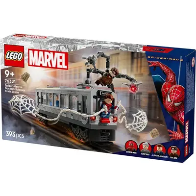 LEGO® | Marvel Pókember és Doc Ock csatája a metrókocsiban, építőjáték 76321 – 2. kép