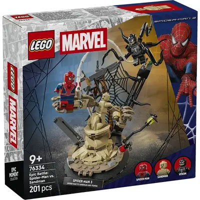 LEGO® | Marvel Pókember és Homokember óriási csatája 76334