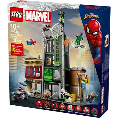 LEGO® | Marvel Pókember vs. Oscorp, szuperhős építőkészlet gyerekeknek 76324 – 2. kép