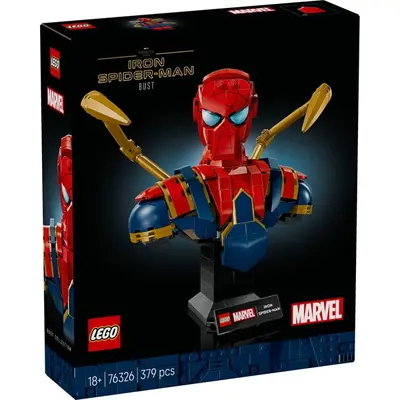 LEGO® | Marvel Vas Pókember mellszobor, egy gyűjthető építőszett felnőtteknek 76326 – 2. kép