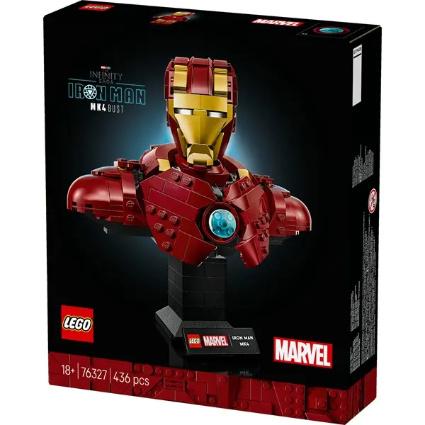 LEGO® | Marvel Vasember MK4 mellszobor, megépíthető modell felnőtteknek, minifigurával 76327 – 3. kép