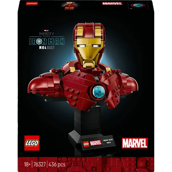 LEGO® | Marvel Vasember MK4 mellszobor, megépíthető modell felnőtteknek, minifigurával 76327 – 4. kép