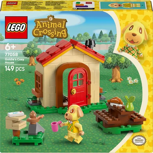 LEGO® Animal Crossing™ Goldie otthonos házikója, építőjátékszett 77058 – 3. kép