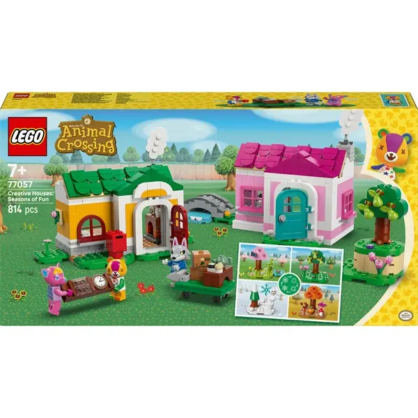 LEGO® Animal Crossing™ Kreatív házak: vidám évszakok, építőkészlet 77057 – 3. kép
