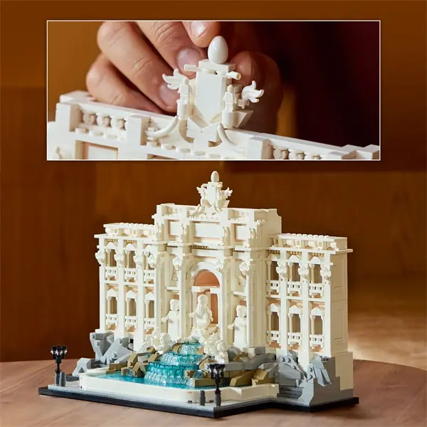 LEGO® Architecture Trevi-kút modell, Olaszország nevezetessége, római emlékmű 21062