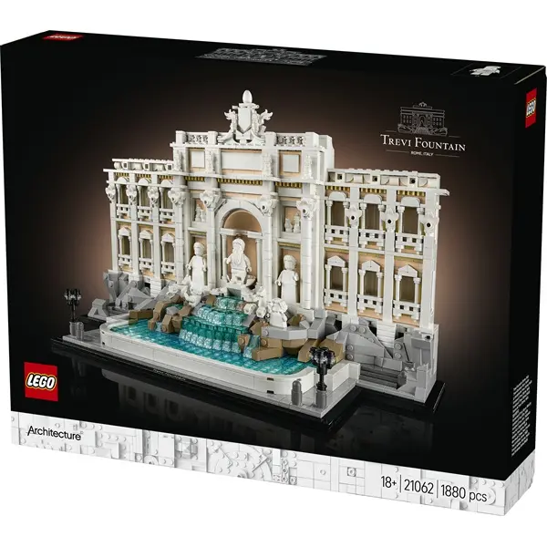 LEGO® Architecture Trevi-kút modell, Olaszország nevezetessége, római emlékmű 21062 – 3. kép
