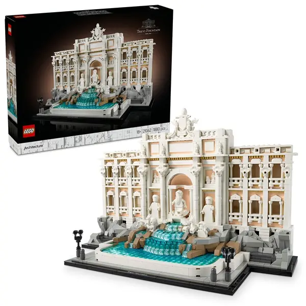 LEGO® Architecture Trevi-kút modell, Olaszország nevezetessége, római emlékmű 21062 – 5. kép