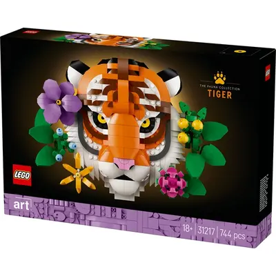 LEGO® Art A faunagyűjtemény - Tigris, ajándék lakásavatóra 31217 – 2. kép