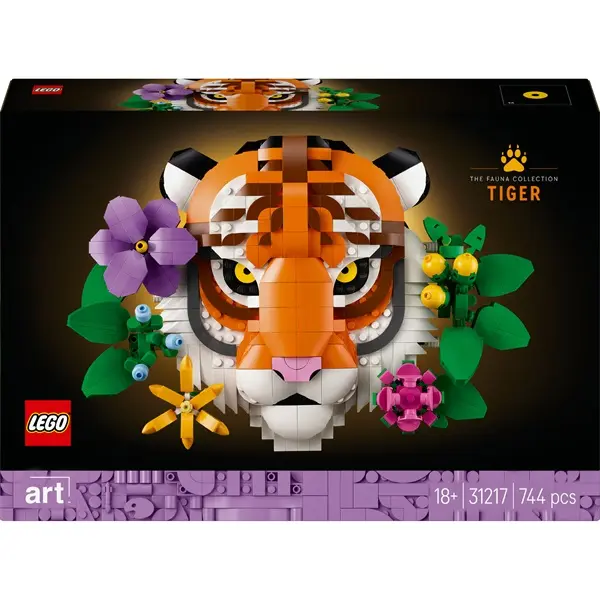 LEGO® Art A faunagyűjtemény - Tigris, ajándék lakásavatóra 31217 – 3. kép