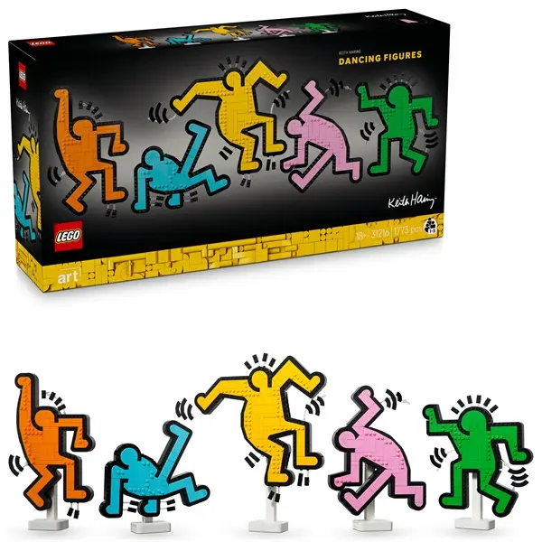 LEGO® Art Keith Haring – Táncoló figurák, dekoráció a nappaliba 31216 – 5. kép