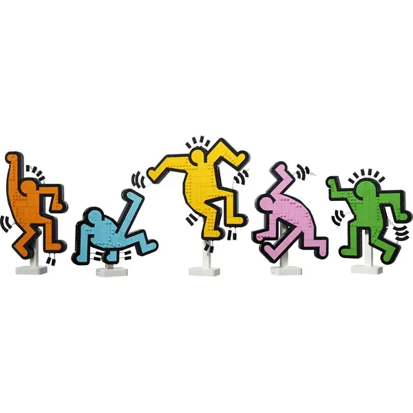 LEGO® Art Keith Haring – Táncoló figurák, dekoráció a nappaliba 31216 – 7. kép