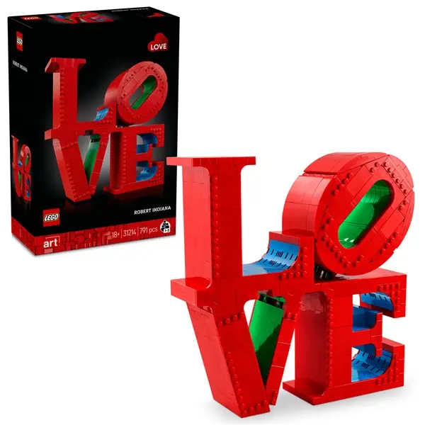 LEGO® Art LOVE, ajándék pároknak és lakásdekorációs ötlet 31214 – 5. kép