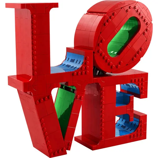 LEGO® Art LOVE, ajándék pároknak és lakásdekorációs ötlet 31214 – 7. kép