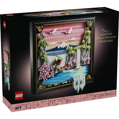 LEGO® Art Tájkép a japán cseresznyevirágzásról Művészet 31218