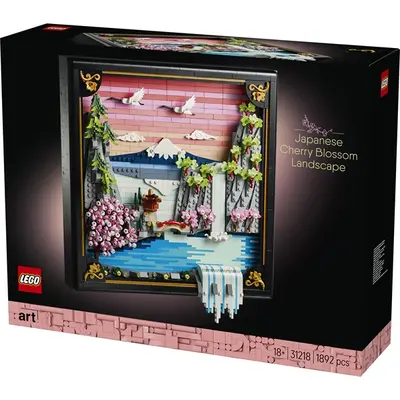 LEGO® Art Tájkép a japán cseresznyevirágzásról Művészet 31218 – 2. kép
