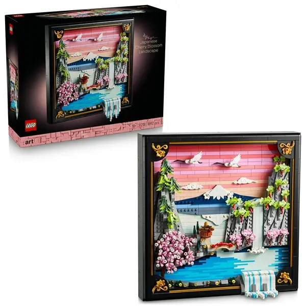 LEGO® Art Tájkép a japán cseresznyevirágzásról Művészet 31218 – 4. kép