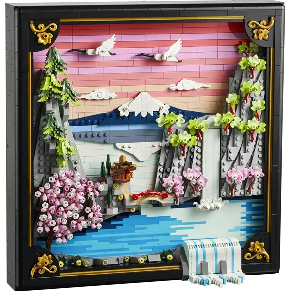 LEGO® Art Tájkép a japán cseresznyevirágzásról Művészet 31218 – 5. kép