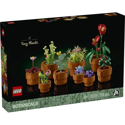 LEGO® Botanicals Apró cserepes növények építőkészlet felnőtteknek 10329