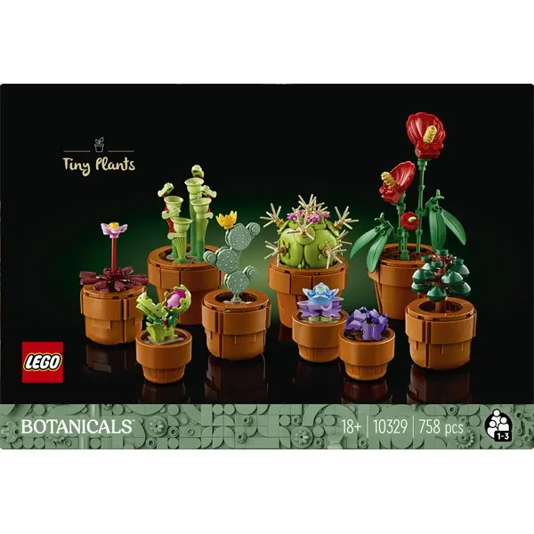 LEGO® Botanicals Apró cserepes növények építőkészlet felnőtteknek 10329 – 3. kép