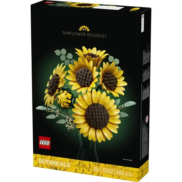 LEGO® Botanicals Napraforgócsokor, Virágdekoráció 11502 – 3. kép