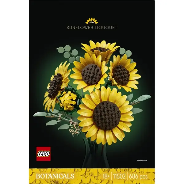 LEGO® Botanicals Napraforgócsokor, Virágdekoráció 11502 – 4. kép
