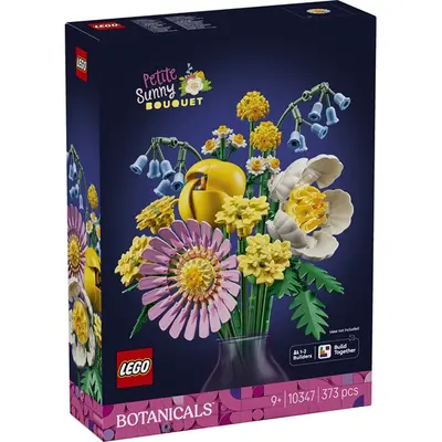 LEGO® Botanicals Napsárga virágcsokor, virágdekorációs készlet 10347