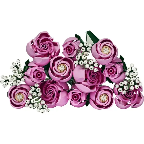 LEGO® Botanicals Rózsaszín rózsacsokor, dekoratív virágok 10374 – 7. kép