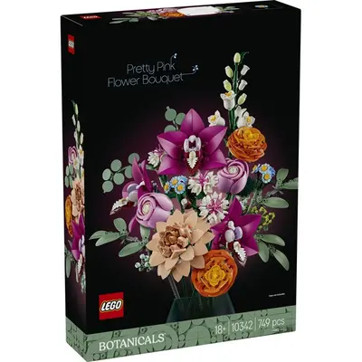 LEGO® Botanicals Rózsaszín virágcsokor, virágdekoráció 10342 – 2. kép