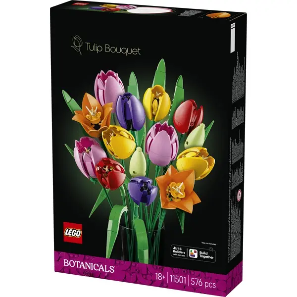 LEGO® Botanicals Tulipáncsokor dekoráció 11501 – 2. kép