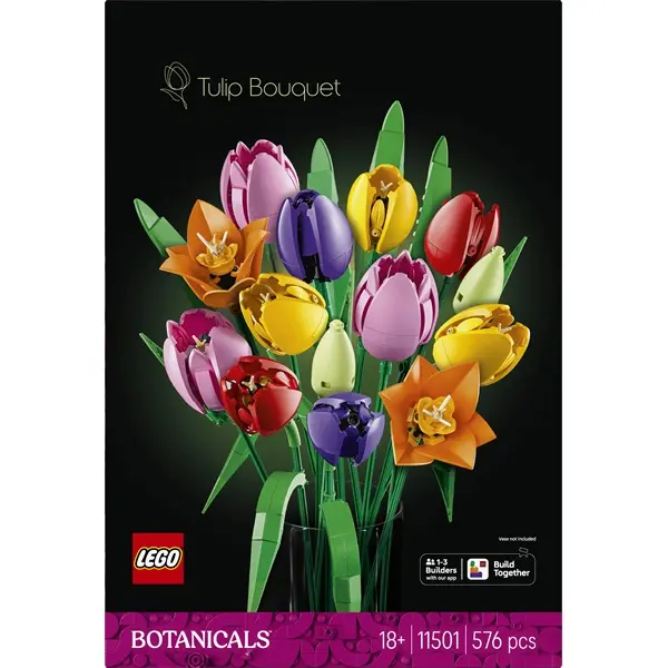 LEGO® Botanicals Tulipáncsokor dekoráció 11501 – 3. kép