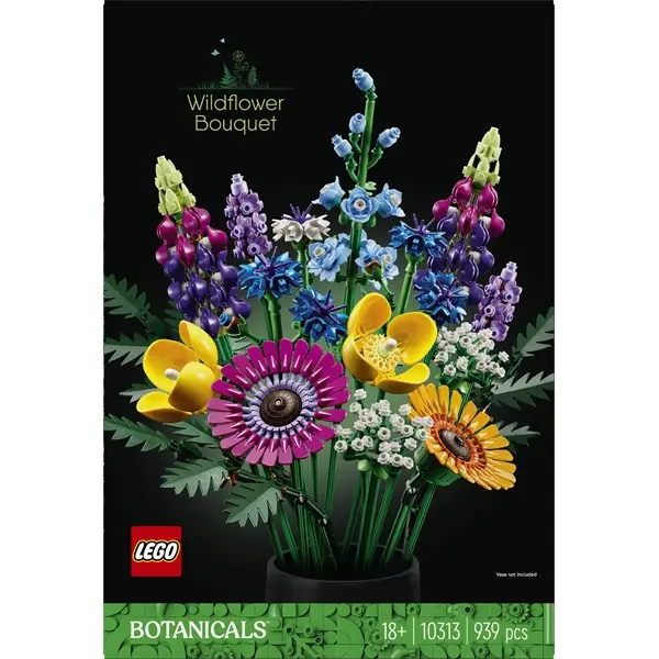 LEGO® Botanicals Vadvirág-csokor építőkészlet 10313 – 3. kép