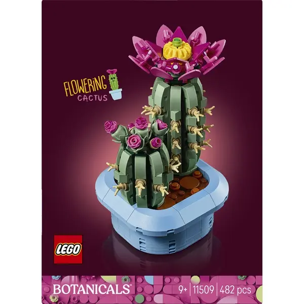 LEGO® Botanicals Virágzó kaktusz, növénydekoráció 11509 – 3. kép