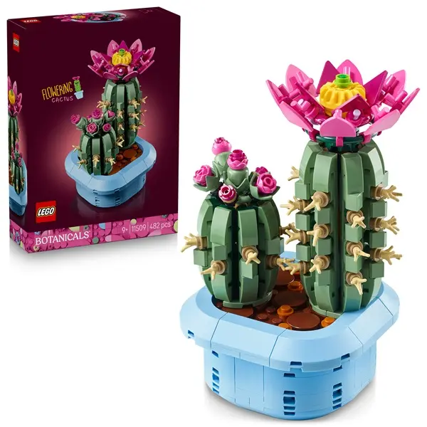 LEGO® Botanicals Virágzó kaktusz, növénydekoráció 11509 – 4. kép