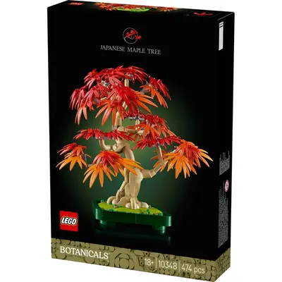 LEGO® Botanicals Vöröslevelű japán juhar bonsai, növénydekoráció 10348 – 2. kép