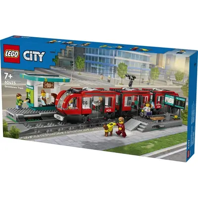 LEGO® City Belvárosi villamos és megálló játékszett 60423 – 2. kép