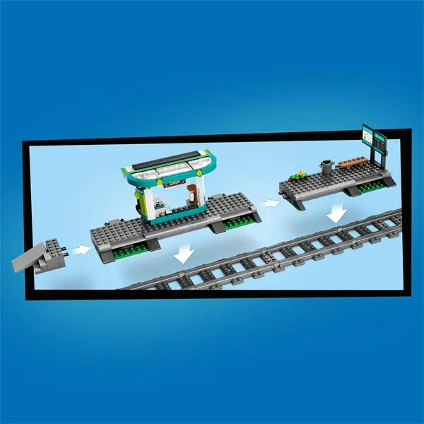 LEGO® City Belvárosi villamos és megálló játékszett 60423 – 5. kép