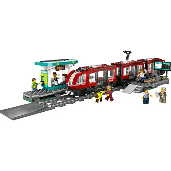 LEGO® City Belvárosi villamos és megálló játékszett 60423 – 7. kép