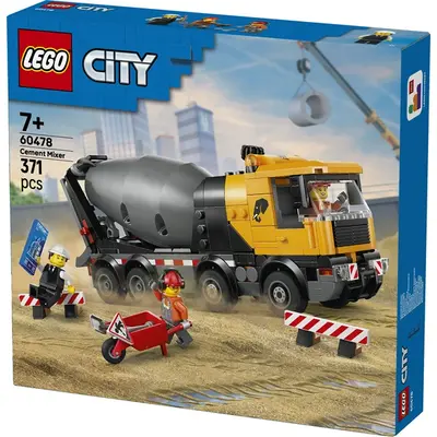 LEGO® City Betonkeverő teherautó építőjáték gyerekeknek 60478 – 2. kép